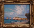 Peintre : Bonnechose Bertrand - Tableau : Bonnechose  Hendaye les jumeaux