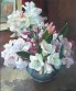 Peintre : Wheeler  - Tableau :  Wheeler Fleurs de Magnolias